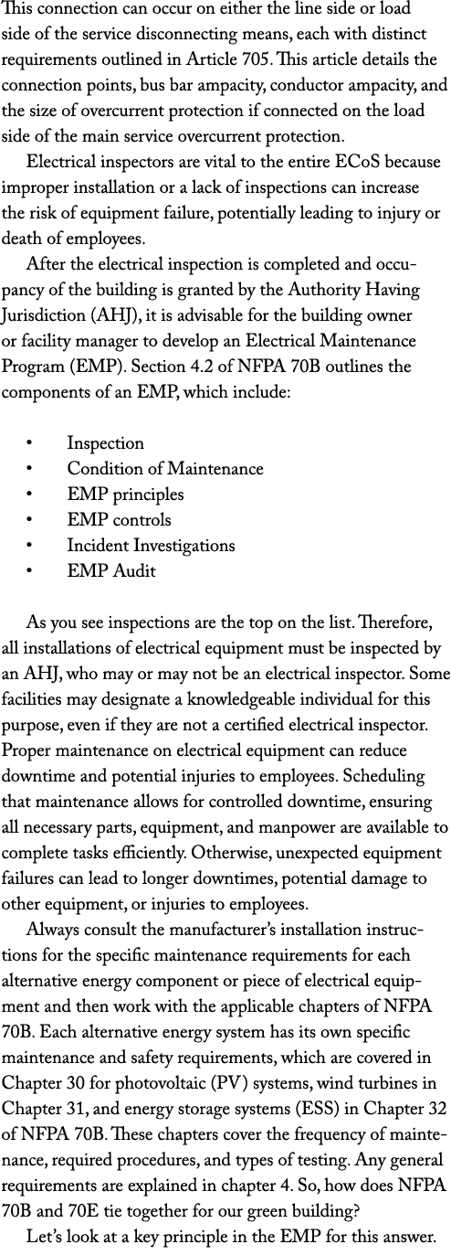 This connection can occur on either the line side or load side of the service disconnecting means, each with distinct...