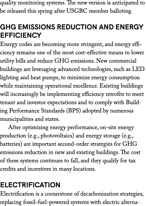 quality monitoring systems. The new version is anticipated to be released this spring after USGBC member balloting. G...