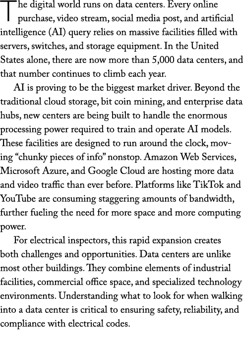 The digital world runs on data centers. Every online purchase, video stream, social media post, and artificial intell...