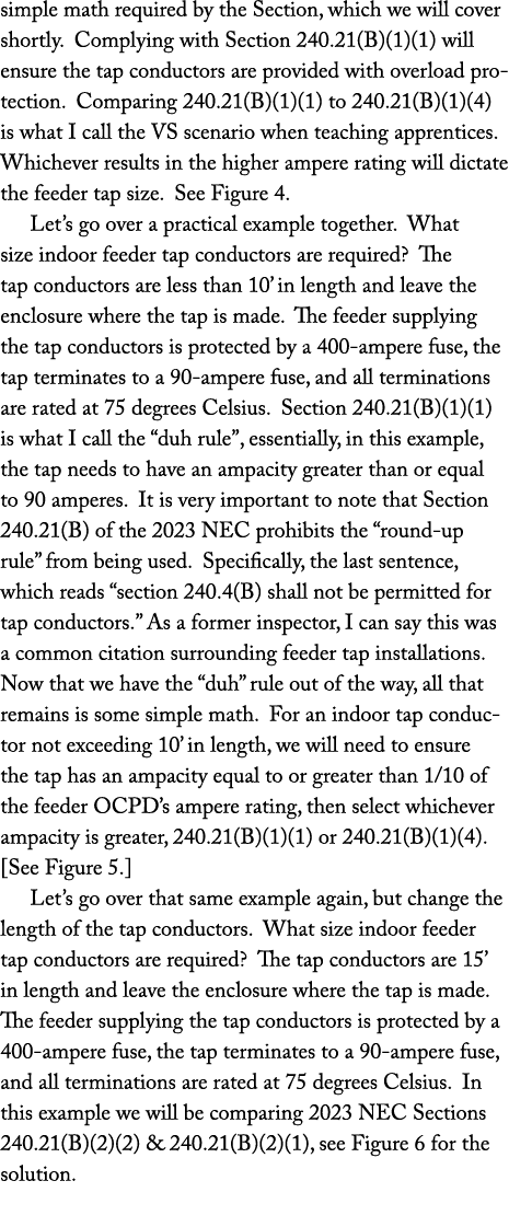 simple math required by the Section, which we will cover shortly. Complying with Section 240.21(B)(1)(1) will ensure ...