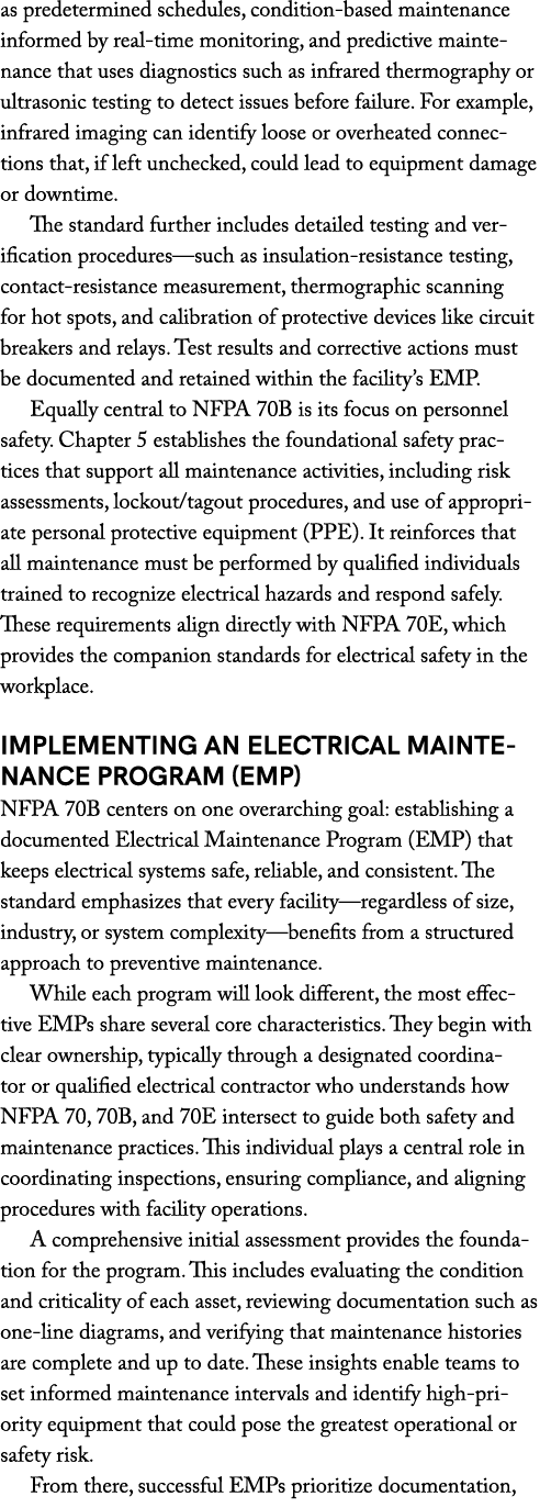 as predetermined schedules, condition based maintenance informed by real time monitoring, and predictive maintenance ...