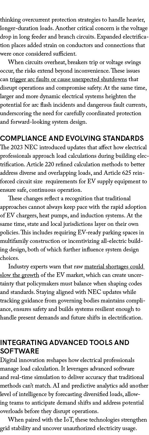 thinking overcurrent protection strategies to handle heavier, longer duration loads. Another critical concern is the ...