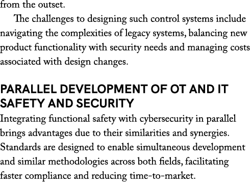 from the outset. The challenges to designing such control systems include navigating the complexities of legacy syste...