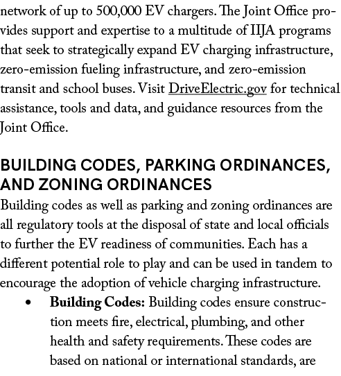 network of up to 500,000 EV chargers. The Joint Office provides support and expertise to a multitude of IIJA programs...