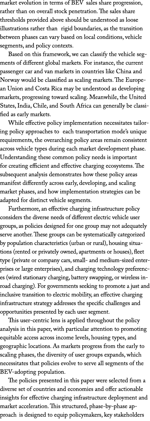 market evolution in terms of BEV sales share progression, rather than on overall stock penetration. The sales share t...