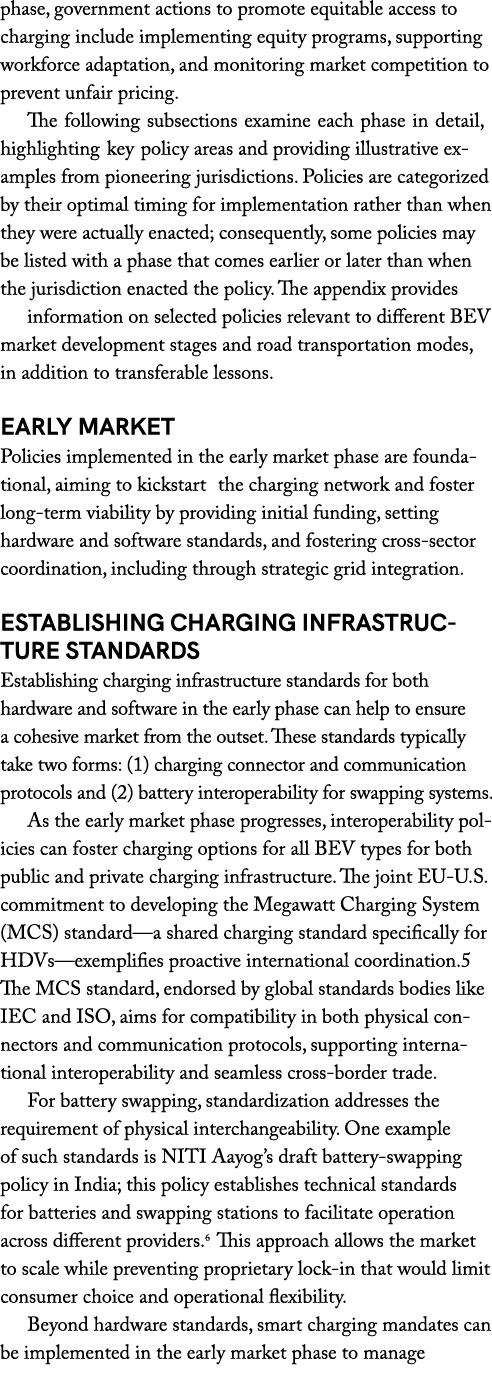 phase, government actions to promote equitable access to charging include implementing equity programs, supporting wo...