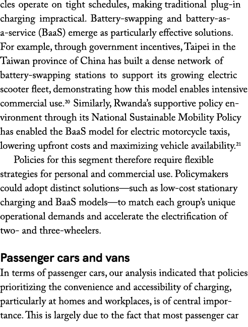 cles operate on tight schedules, making traditional plug in charging impractical. Battery swapping and battery as a s...