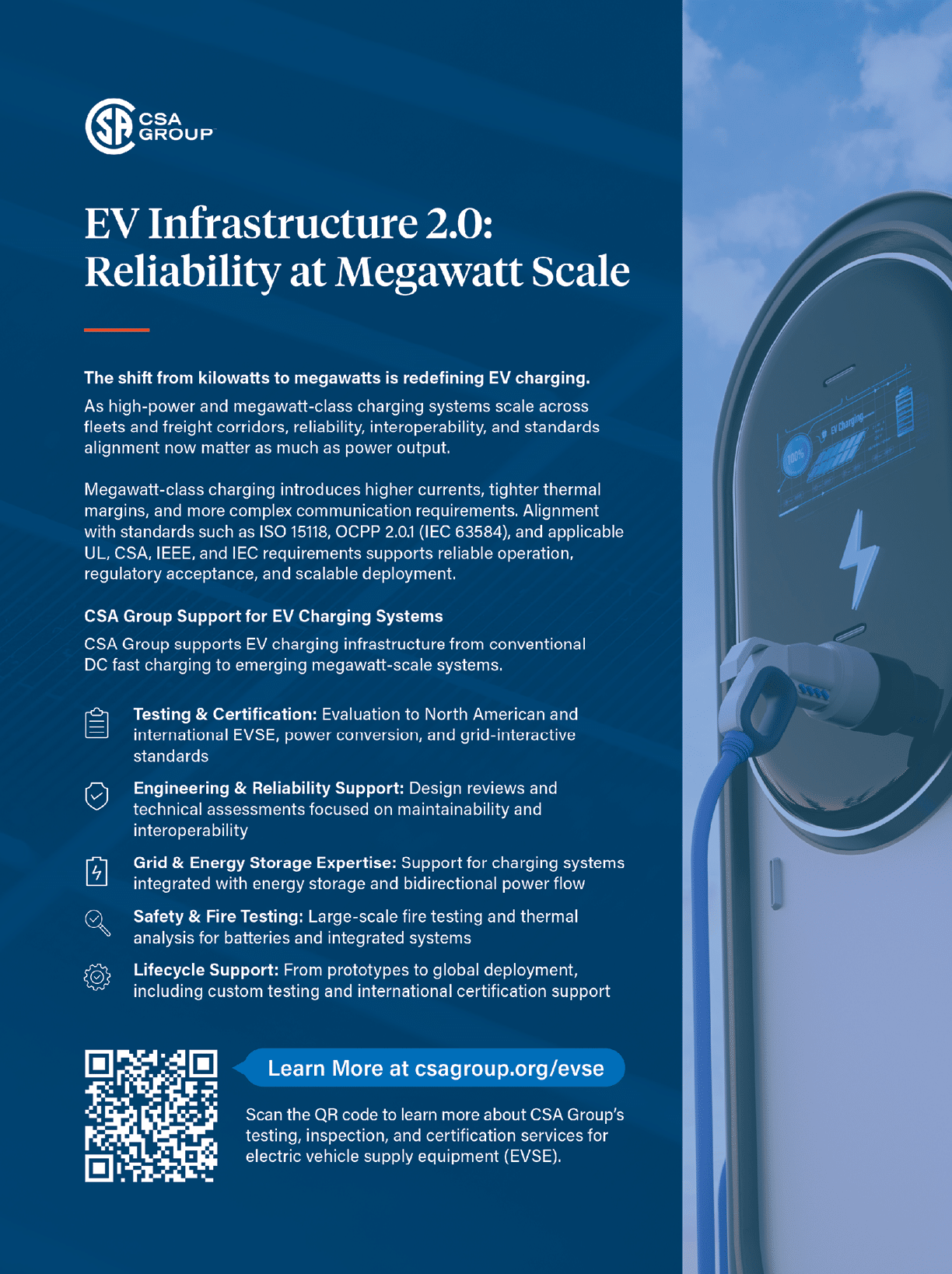 An advertisement for a charging station for electric vehicles. AI generated content
